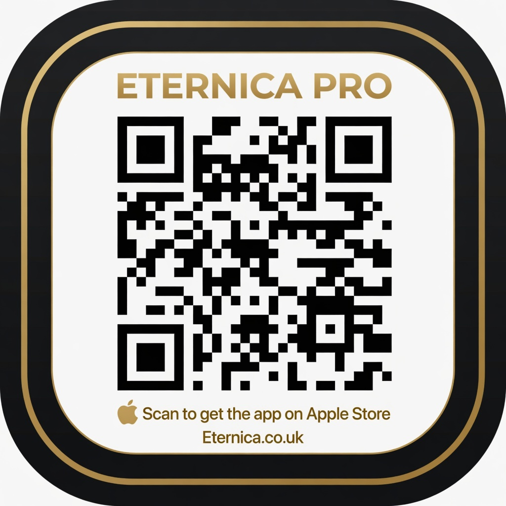 Scan to download Eternica Pro on the Apple App Store